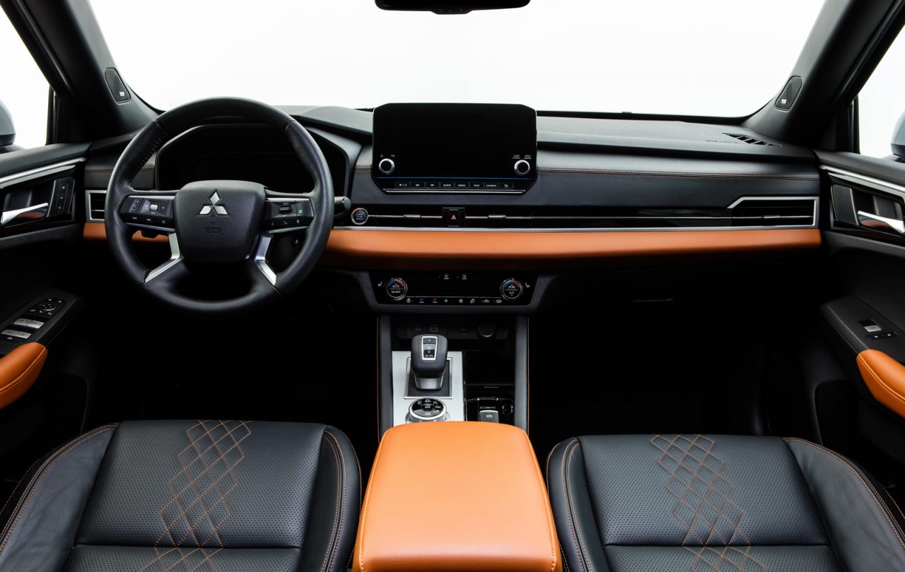 2022 Mitsubishi Outlander interior shown